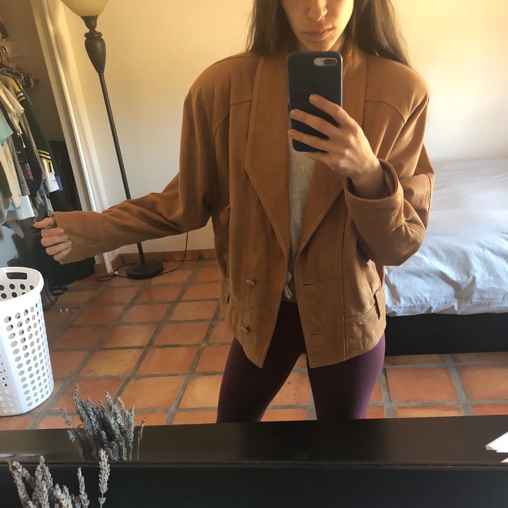 Vintage Valentino Italian leather jacket